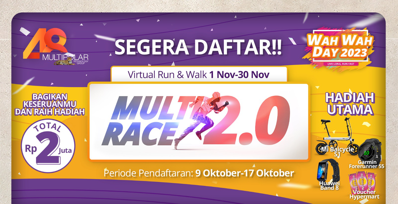 MultiRace 2.0 Virtual Run & Walk 2023